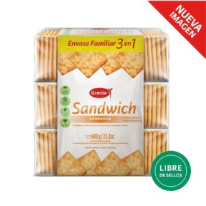 Granix Galletitas Sandwich Granagua x 3u