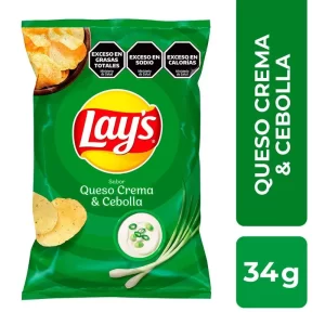 Lays Queso Crema y Cebolla 34gr