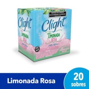 Jugo Clight En Polvo Limonada Rosa x20 Sobres