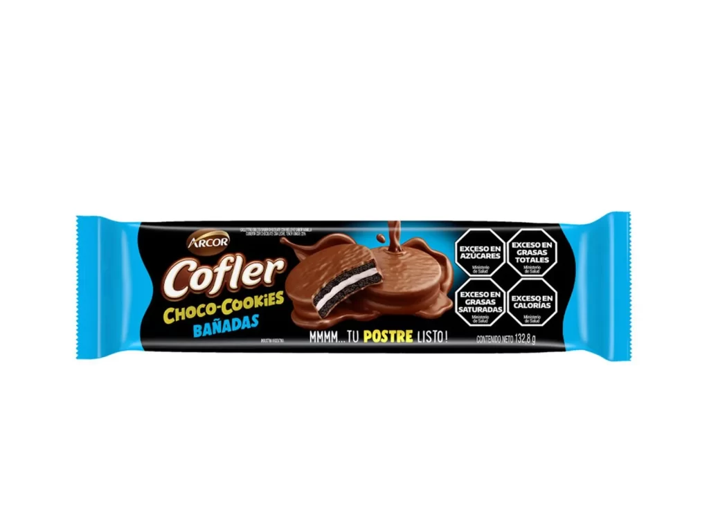 Cofler Choco Cookies Bañadas 130gr