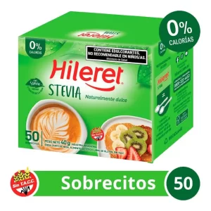 Hileret Stevia Forte Edulcorante x50 Sobres