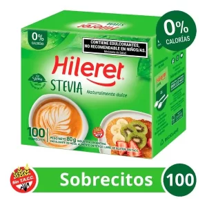 Hileret Stevia x100 Sobres