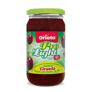 Orieta Mermelada Pro Light Ciruela 350gr