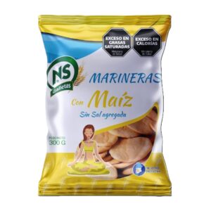 NS Galletitas Marineras Con Maíz Sin Sal 300gr