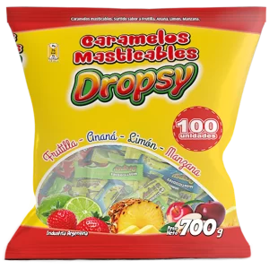 Dropsy Caramelos Masticables Frutal 700gr