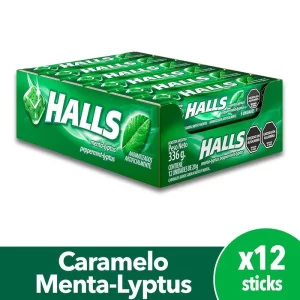 Halls Menta Lyptus x 12u