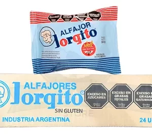 Jorgito Alfajor Sin Gluten x 24U