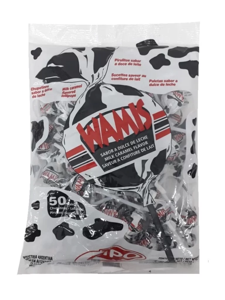 Chupetines Wamis Dulce De Leche x 50u