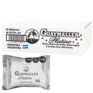 Alfajor Guaymallen Platino x 24u