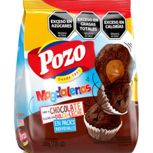Pozo Magdalenas Chocolate Rellenas Con DDL. 200gr