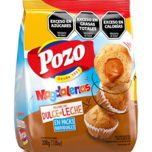 Pozo Magdalenas Rellenas Con Dulce De Leche 200gr