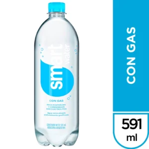 SMARTWATER CON GAS 591ml x 6u