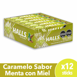 Halls Miel & Menta x 12u
