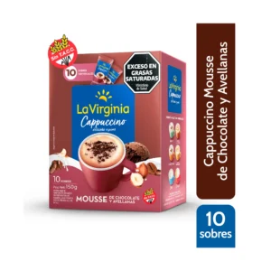 La Virginia Capuchino Mousse De Choco y Avellana x 10u