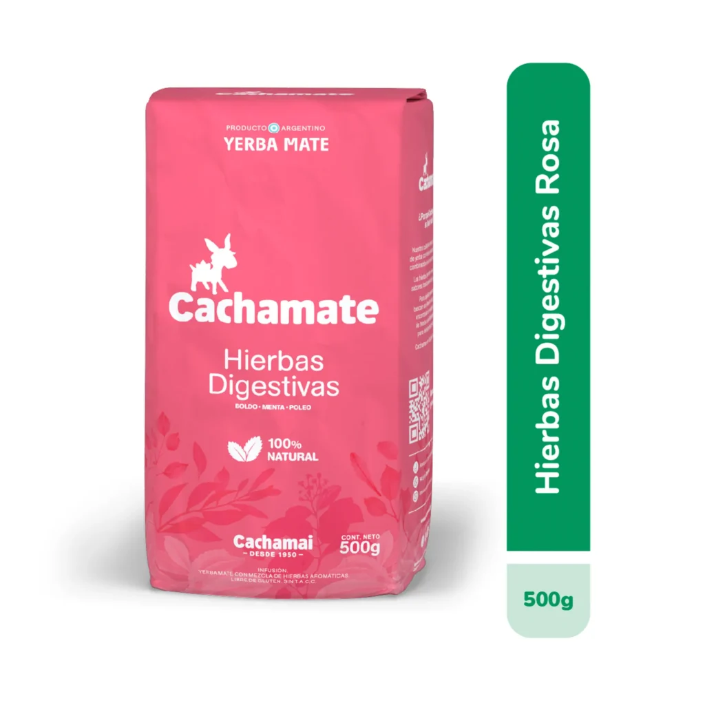 Yerba Cachamate Hierbas Digestivas Rosa 500gr