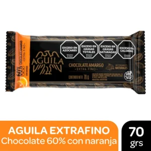 Aguila Chocolate 60% Cacao Naranja 70gr