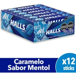 Halls Mentol x 12u