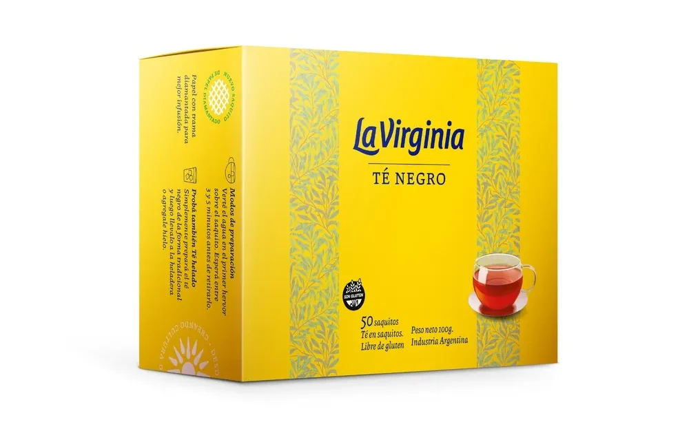 La Virginia Té Negro x 50u