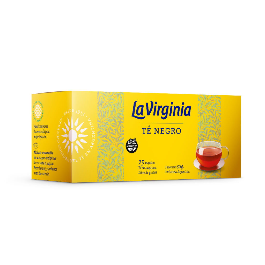 La Virginia Té Negro x 25u