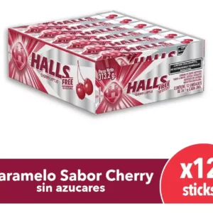 Halls Free Cherry x 12u