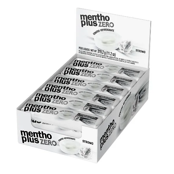 Caramelos Menthoplus Strong Zero x 12u