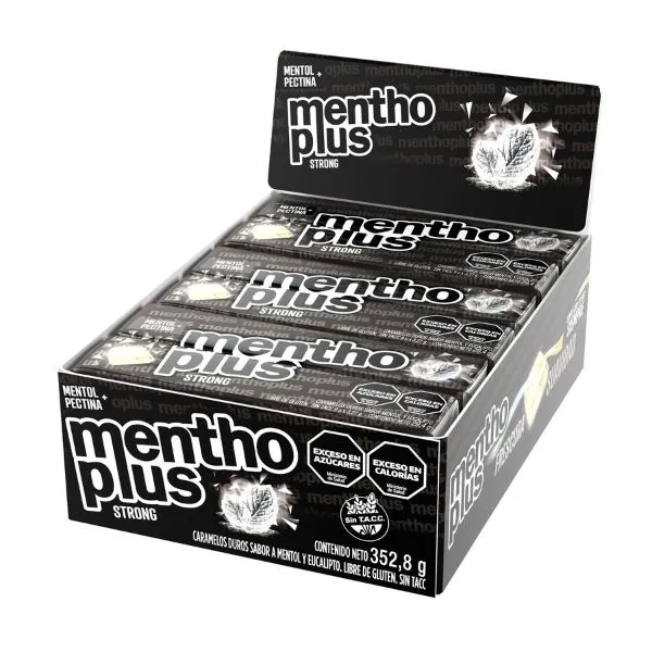 Caramelos Menthoplus Strong x 12u