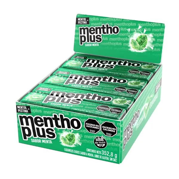 Caramelos Menthoplus Menta x 12u