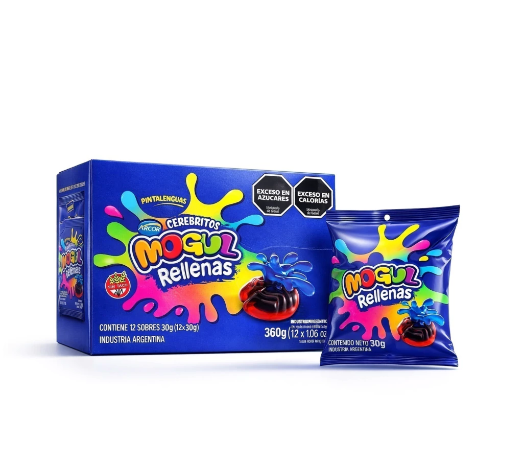 Mogul Display Cerebritos Rellenos x 12u