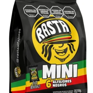 Rasta Alfajor Mini Negro x 6u